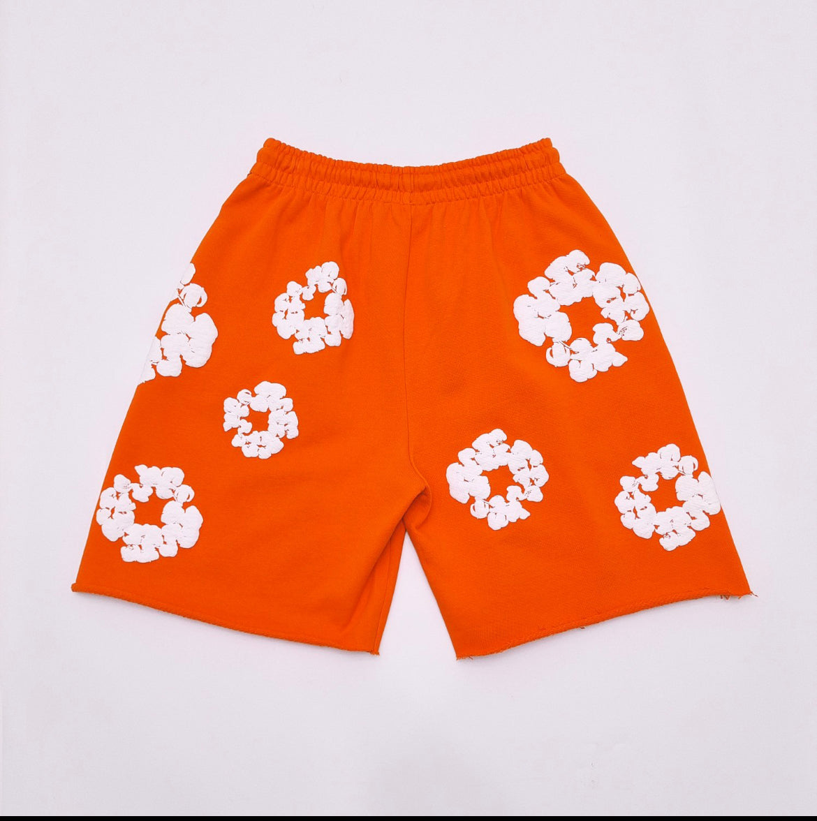 Denim tears shorts (orange)