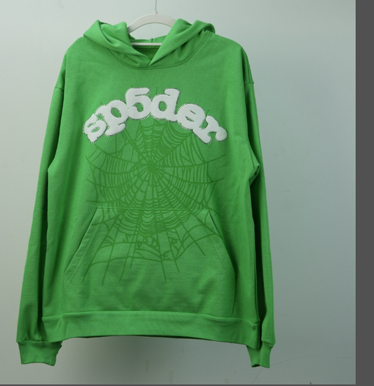 Sp5der hoodie (slime green)