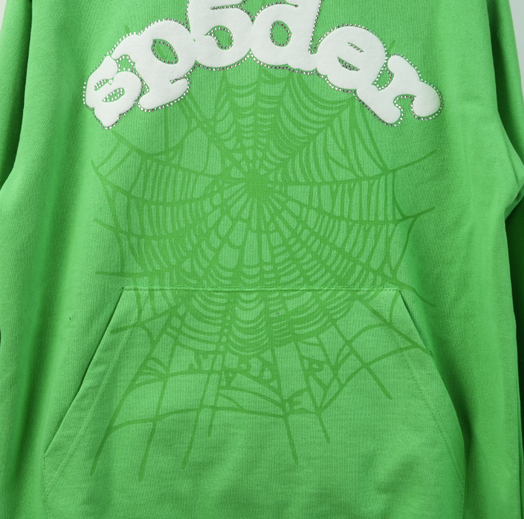 Sp5der hoodie (slime green)