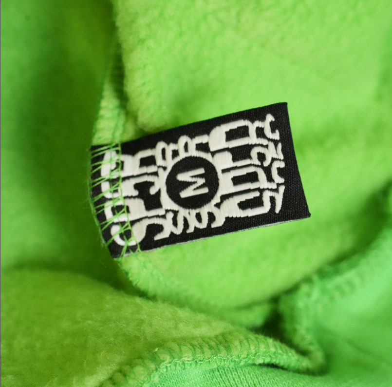 Sp5der hoodie (slime green)