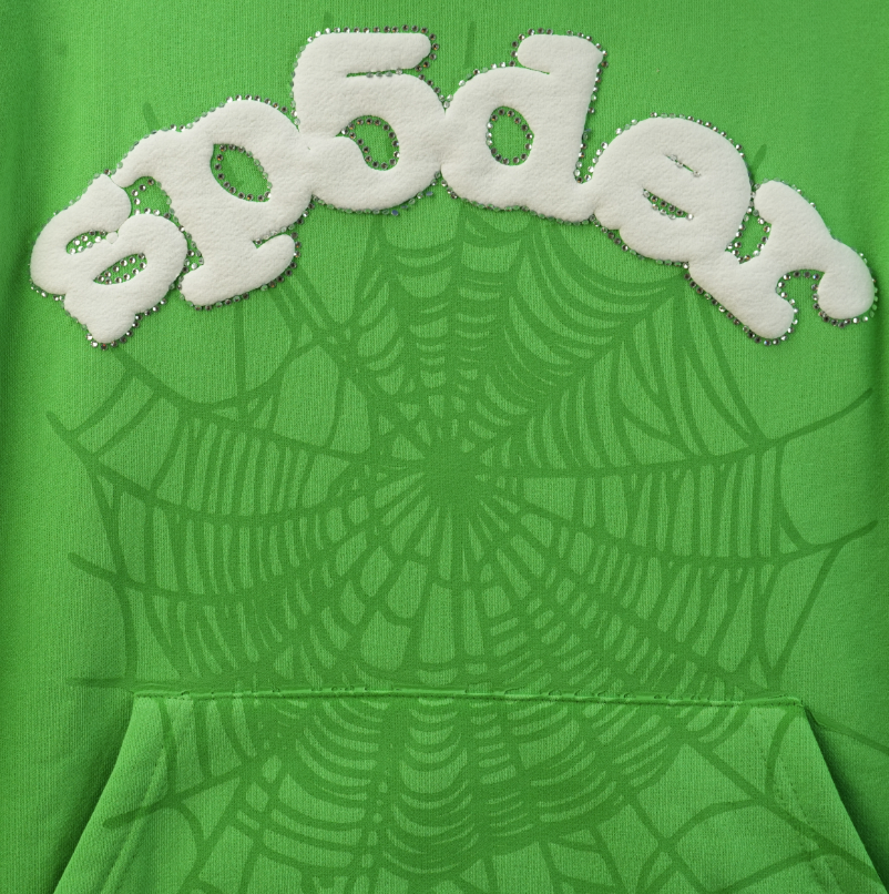 Sp5der hoodie (slime green)